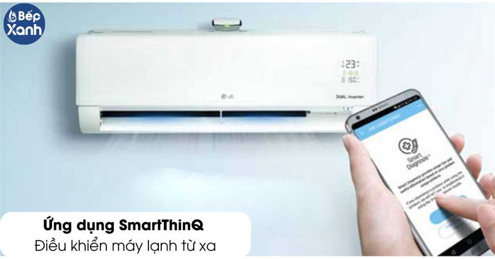 Máy Lạnh LG ứng dụng smart thinQ