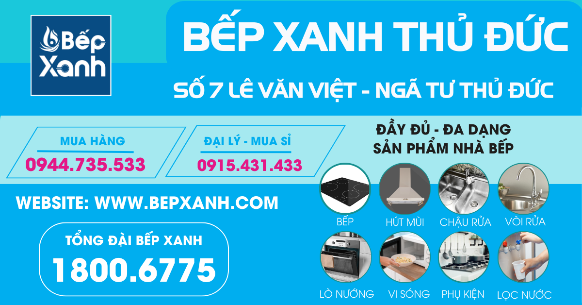 Siêu Thị Bếp XANH Khai Trương Showroom Mới Tại Thủ Đức