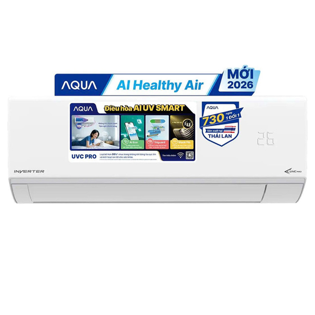Máy lạnh AQUA Inverter 1.5 HP AQA-RUV13RB5