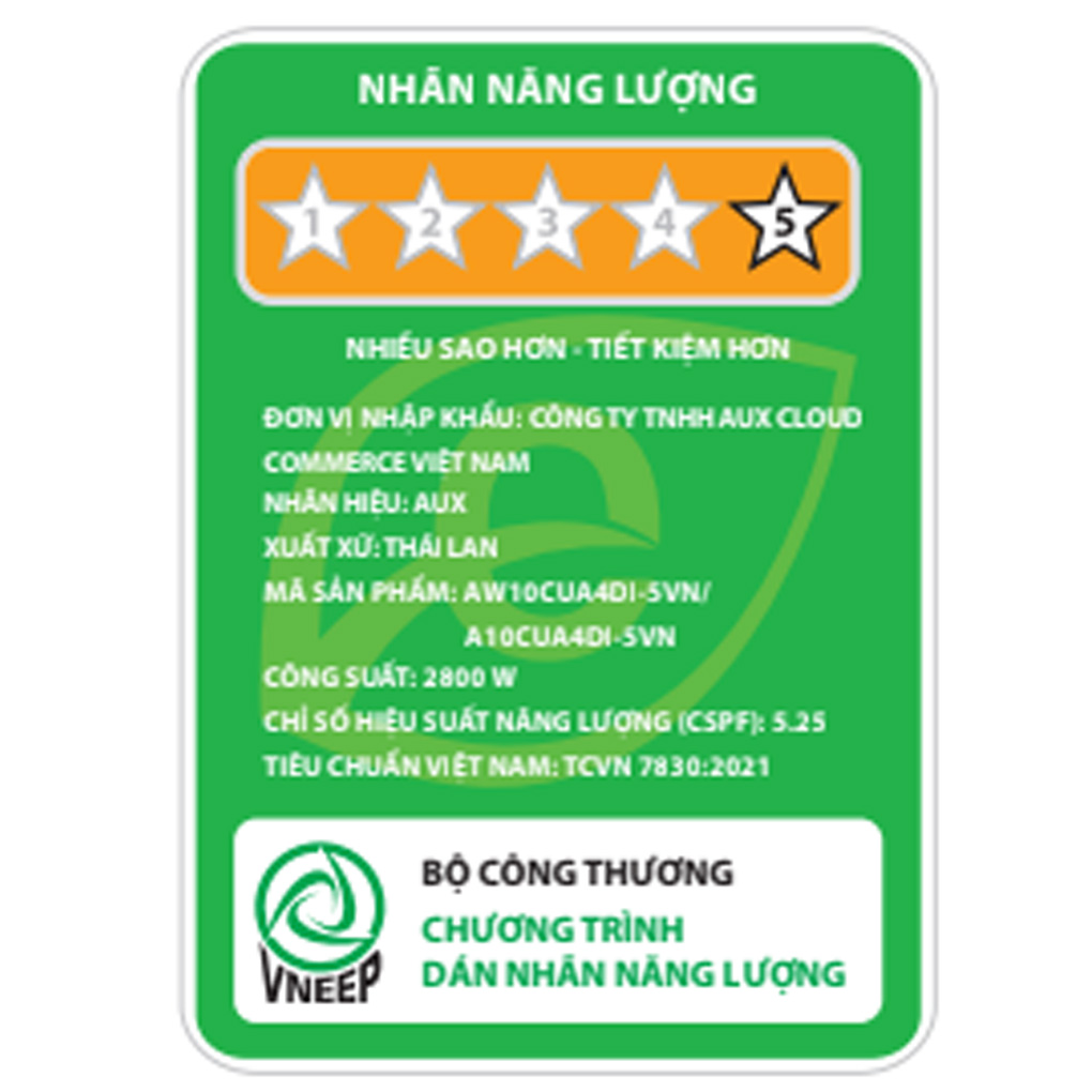 Máy lạnh AUX Inverter 1 HP AW10CUA4DI-5VN ảnh 7