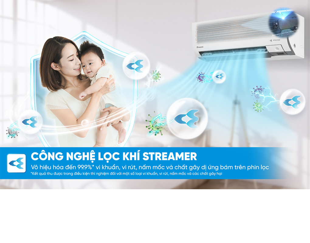 Máy lạnh Daikin Inverter 1 HP FTKM25AVMV ảnh 10