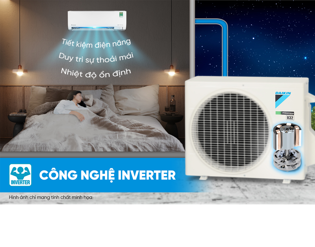 Máy lạnh Daikin Inverter 2.5 HP FTKM60AVMV ảnh 7