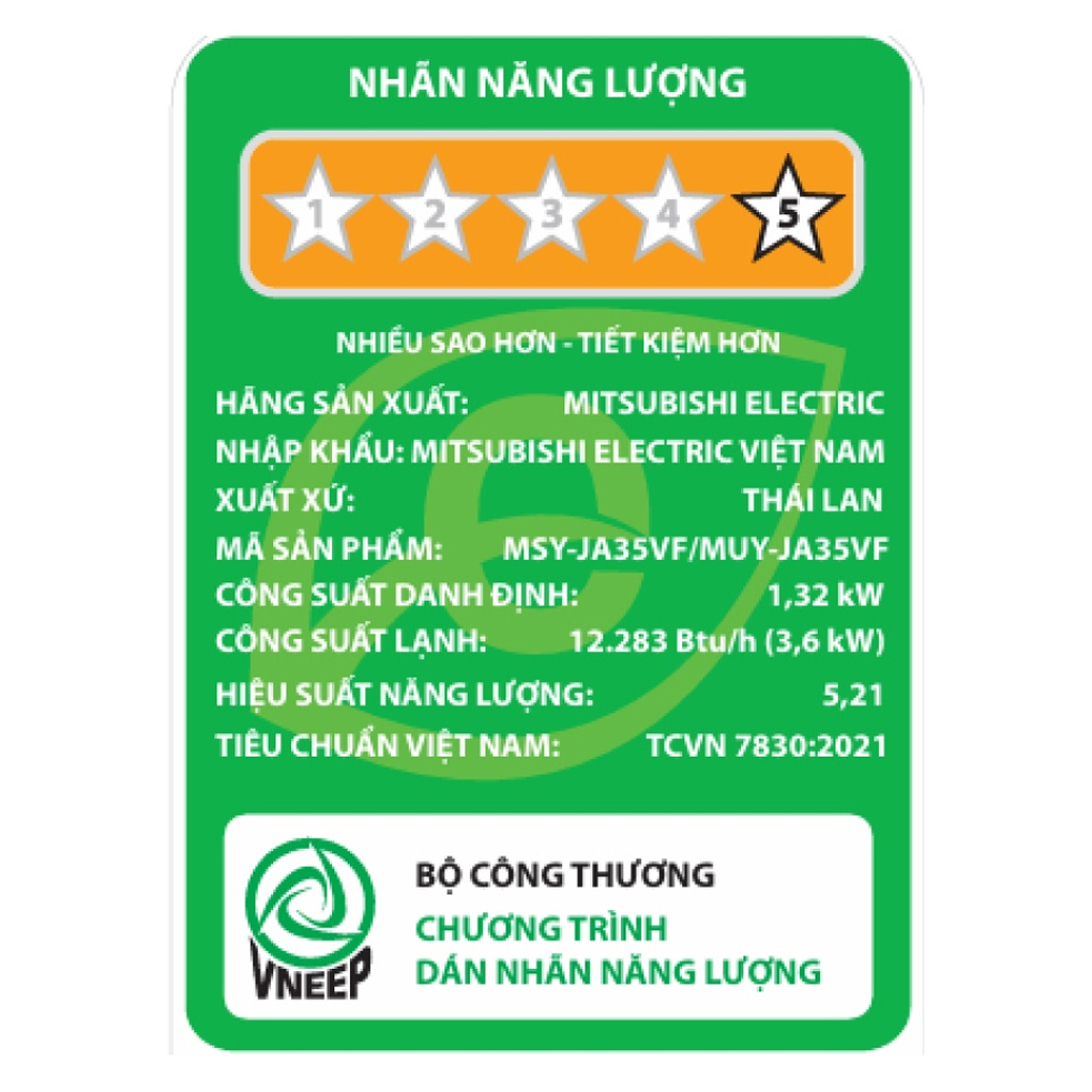 Máy lạnh Mitsubishi Inverter 1.5 HP MSY/MUY-JA35VF ảnh 8