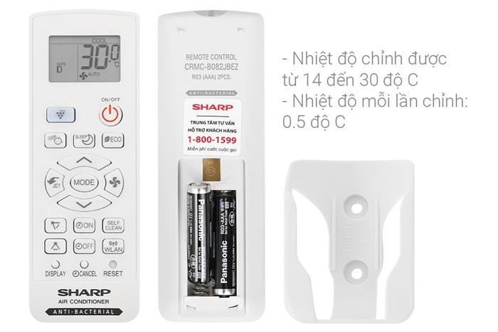 Máy lạnh Sharp Inverter 1 HP AH-XP10CHW ảnh 7