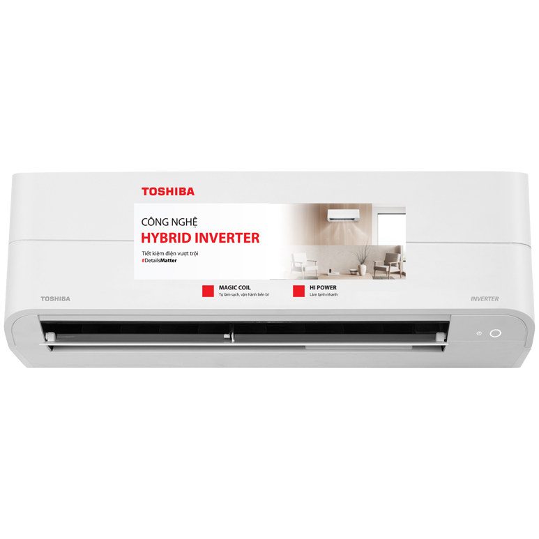 Máy lạnh Toshiba Inverter 1.5 HP RAS-H13P2KCVG-V