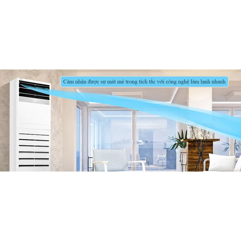 Máy lạnh tủ đứng LG Inverter 5 HP ZUUQ48LV1.EWGHEVH/ZPNQ48GT3A1 (3 Pha) ảnh 7