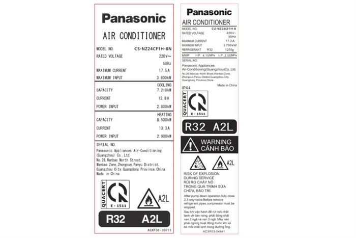 Máy lạnh tủ đứng Panasonic Inverter 3 HP CU/CS-NZ24CF1H-8N ảnh 5
